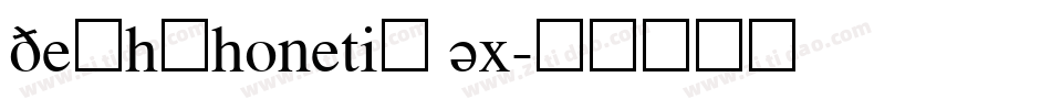 TechPhonetic Ex字体转换